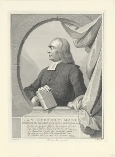Portret van Jan Gysbert Moll