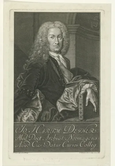 Portret van Jan Hartmann Degner