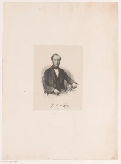 Portret van Jan Hendrik Stuffken