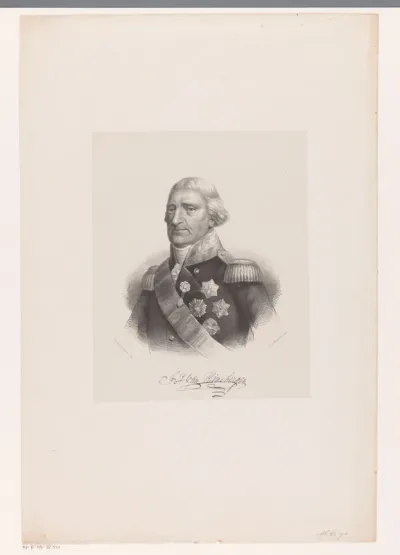 Portret van Jan Hendrik van Kinsbergen