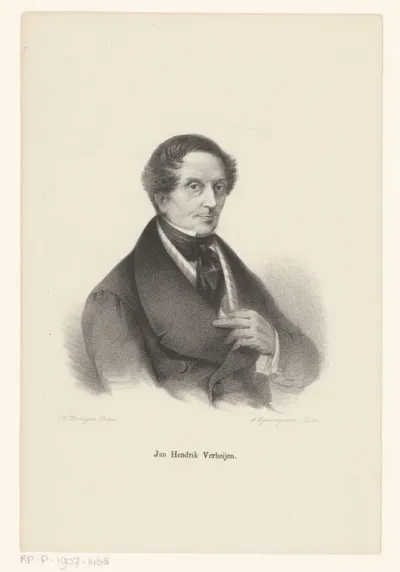Portret van Jan Hendrik Verheijen