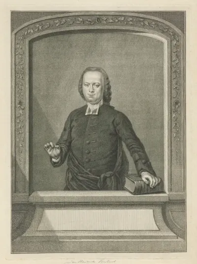 Portret van Jan Hendrik Vorstius