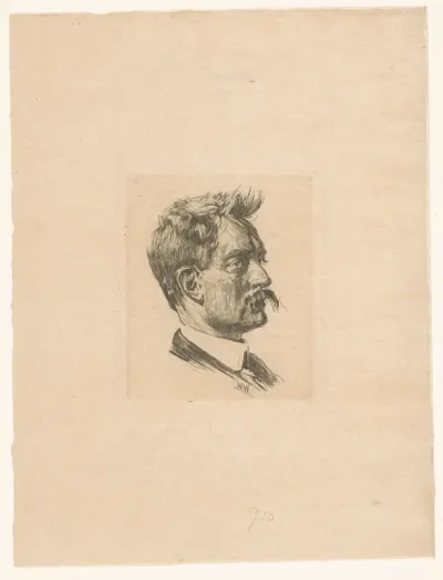 Portret van Jan Hofker