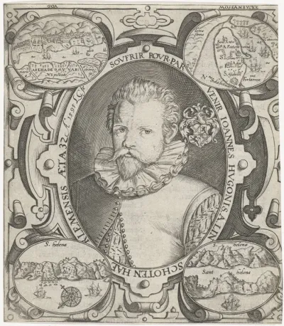 Portret van Jan Huygen van Linschoten