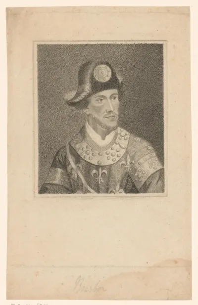 Portret van Jan I van Bourbon