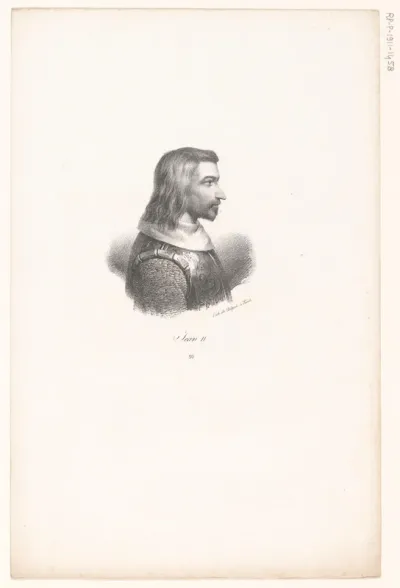 Portret van Jan II van Frankrijk
