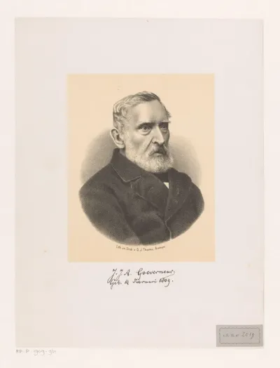 Portret van Jan Jacob Antonie Goeverneur