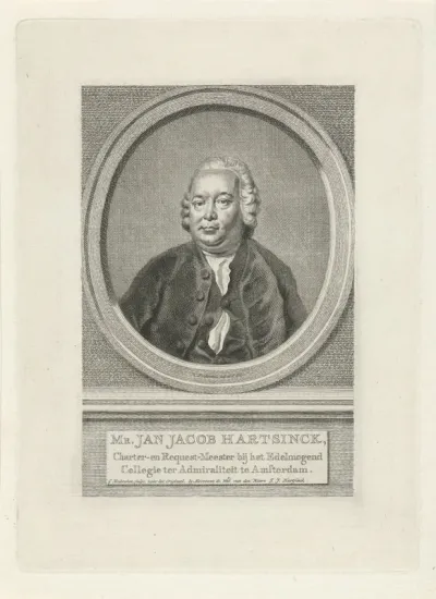 Portret van Jan Jacob Hartsinck