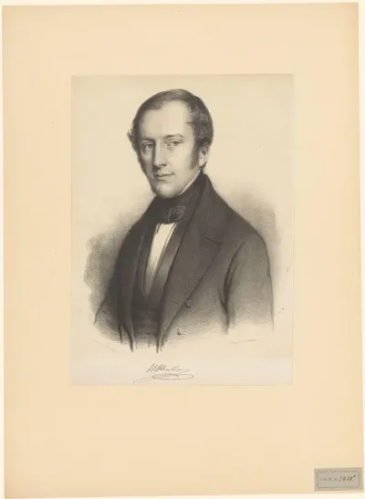 Portret van Jan Jacob Hinlopen