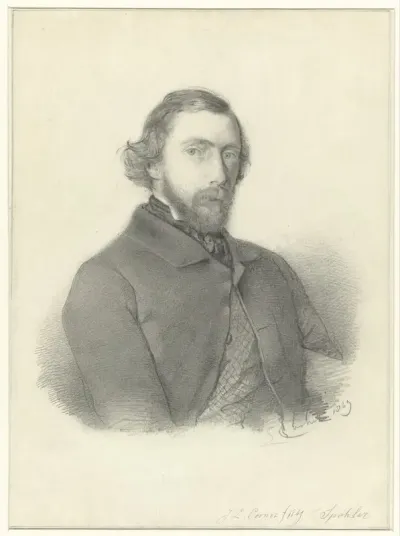 Portret van Jan Jacob Spohler