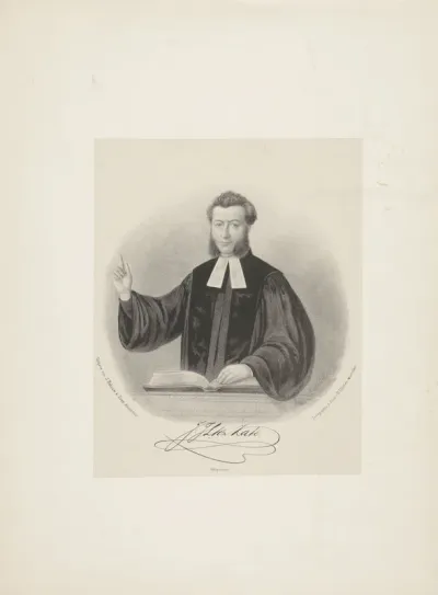 Portret van Jan Jakob Lodewijk ten Kate