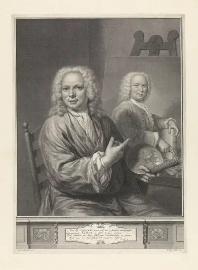Portret van Jan Maurits Quinkhard