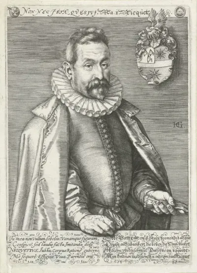 Portret van Jan Nicquet op 56-jarige leeftijd