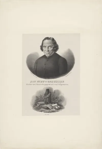 Portret van Jan Nieuwenhuijzen