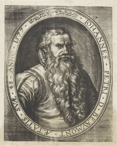 Portret van Jan Peetersz. de Beaumont, op 48-jarige leeftijd