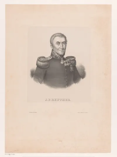 Portret van Jan Pieter Reuther