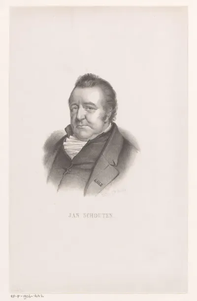 Portret van Jan Schouten