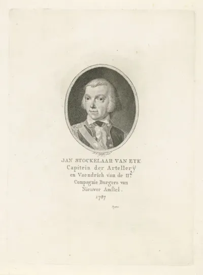 Portret van Jan Stockelaar van Eyk