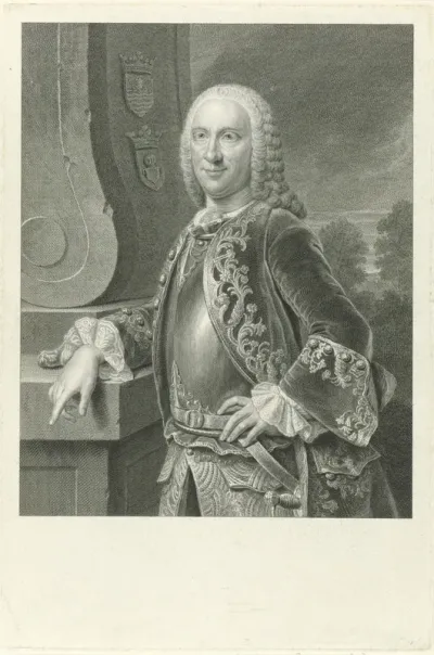 Portret van Jan van Borssele van der Hooge