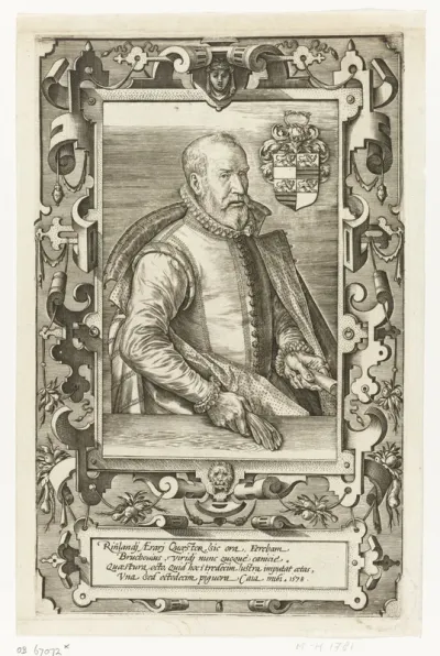 Portret van Jan van Brouckhoven, rentmeester van Rijnland