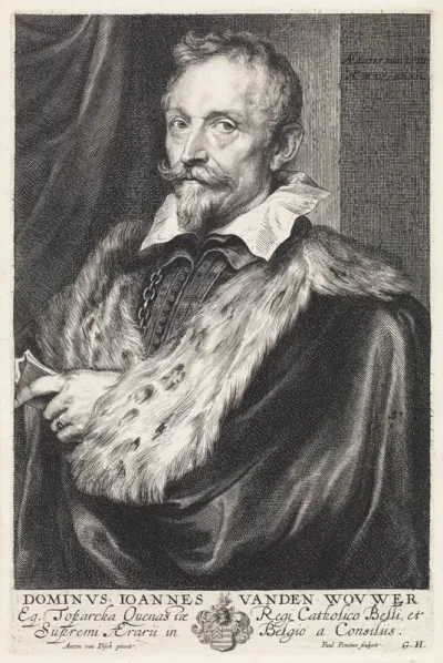 Portret van Jan van den Wouwer, op 58-jarige leeftijd
