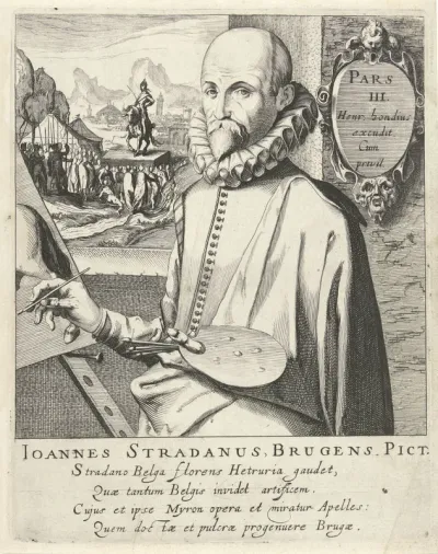 Portret van Jan van der Straet