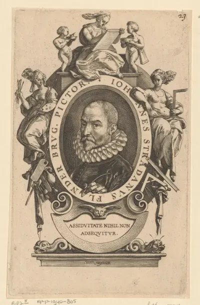 Portret van Jan van der Straet