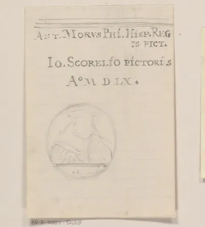 Portret van Jan van Scorel door Anthonis Mor