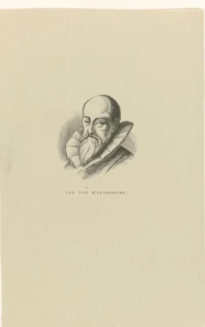Portret van Jan van Waesberge