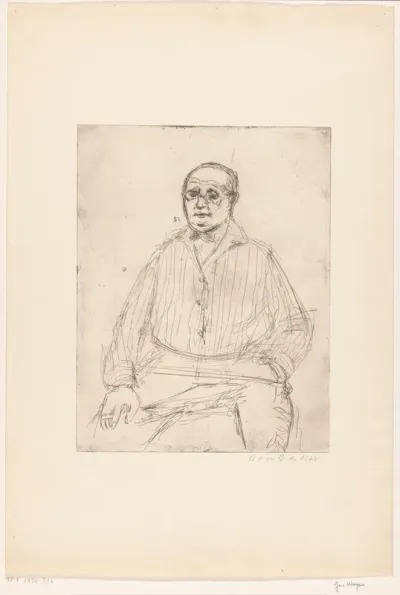Portret van Jan Wiegers