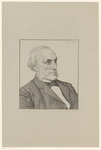 Portret van Jan Willem Reinier Tilanus