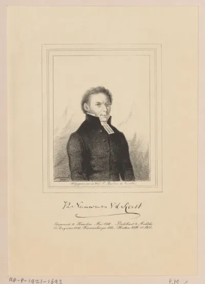 Portret van Jan Zacharias Nauman van der Roest