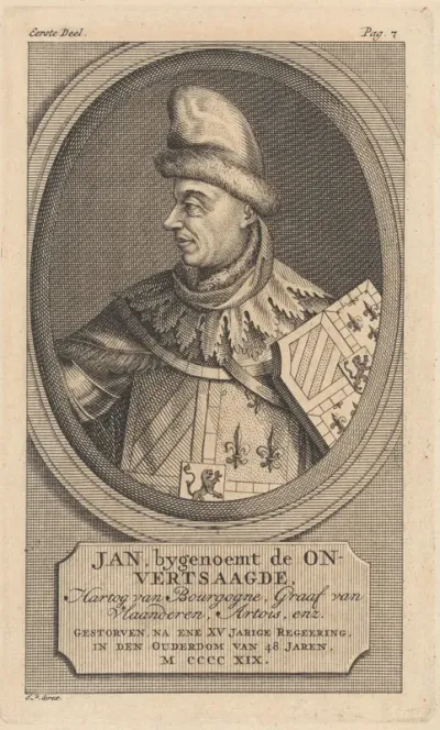 Portret van Jan zonder Vrees, hertog van Bourgondië