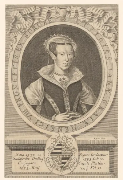 Portret van Jane Grey
