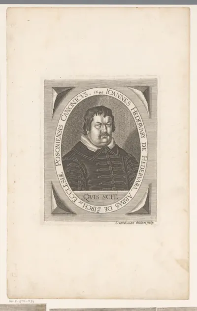 Portret van János Hederváry