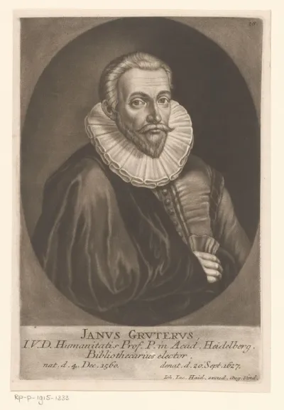 Portret van Janus Gruterus