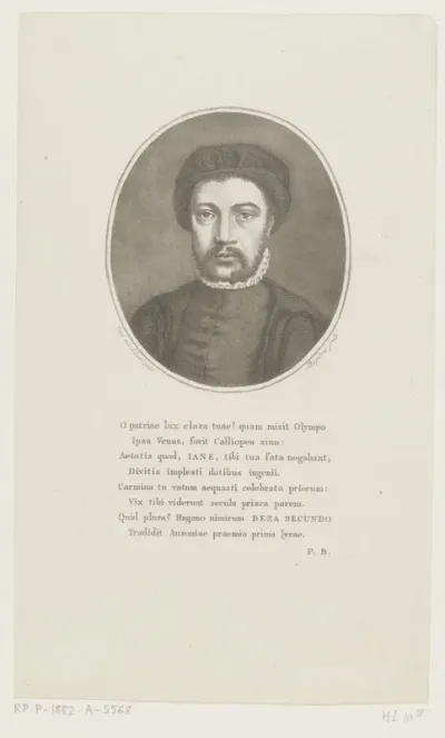 Portret van Janus Secundus