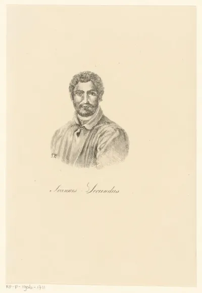 Portret van Janus Secundus