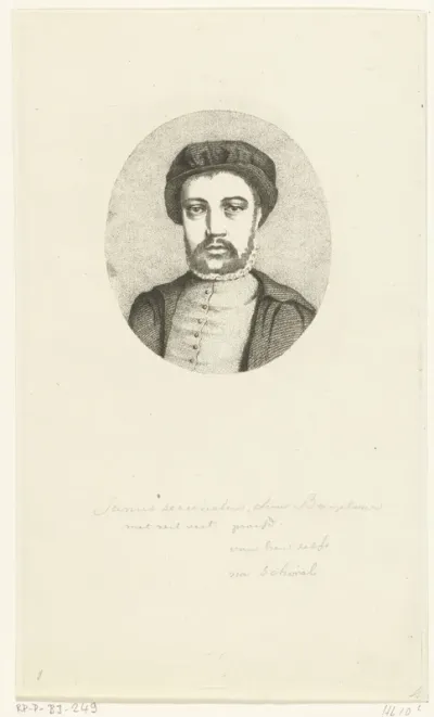 Portret van Janus Secundus