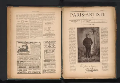 Portret van Jean-Alexandre Talazac in de rol van Gérald