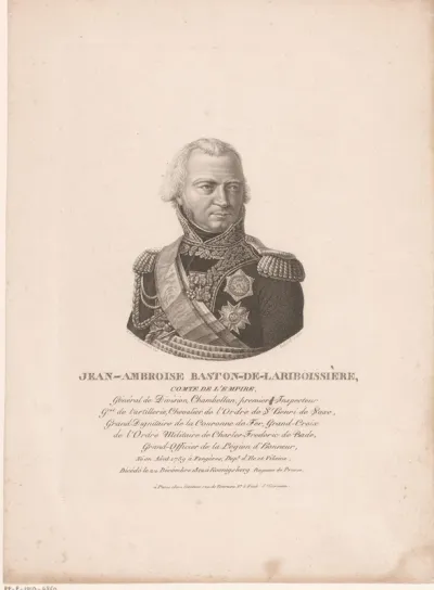 Portret van Jean Ambroise Baston de Lariboisière
