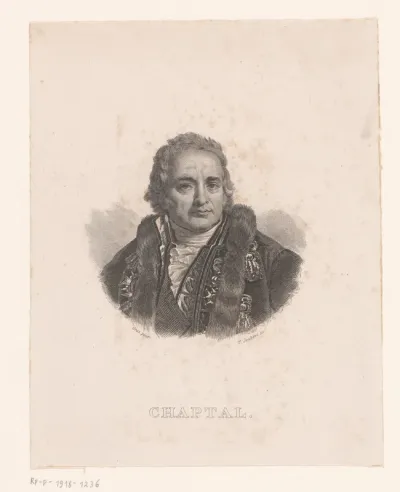 Portret van Jean-Antoine Chaptal