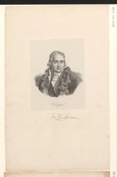 Portret van Jean-Antoine Chaptal