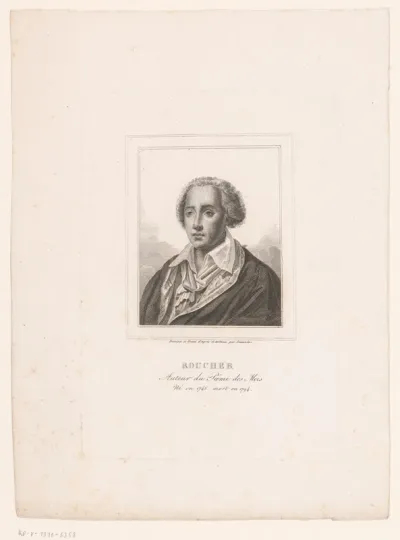 Portret van Jean-Antoine Roucher