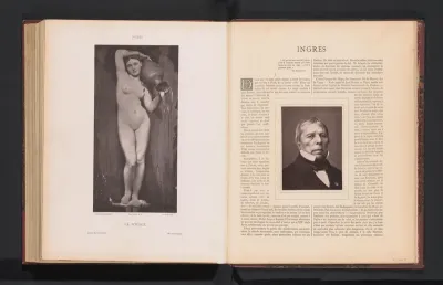 Portret van Jean Auguste Dominique Ingres