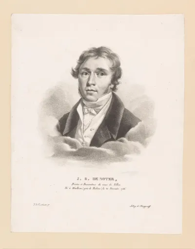 Portret van Jean-Baptist André De Noter