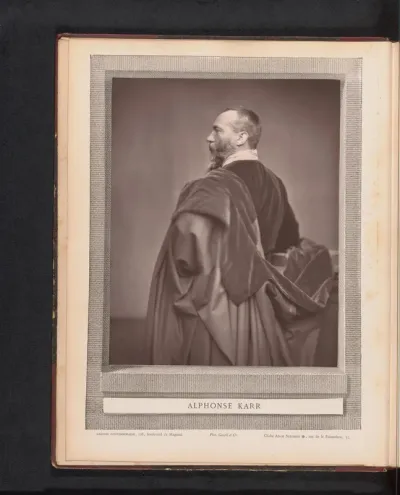 Portret van Jean-Baptiste Alphonse Kar