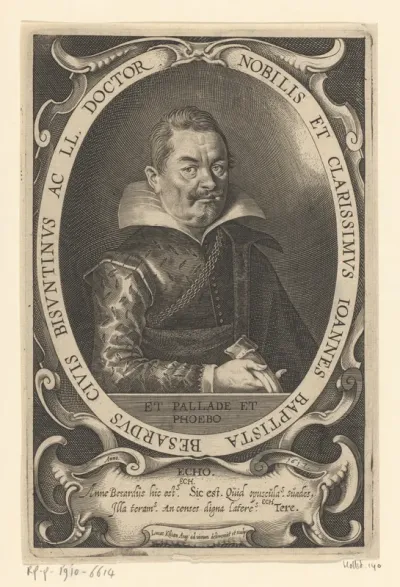 Portret van Jean-Baptiste Besard