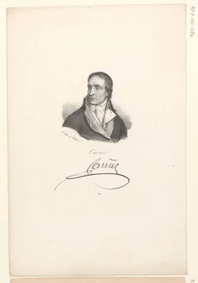 Portret van Jean-Baptiste Carrier