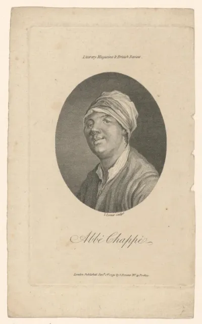 Portret van Jean-Baptiste Chappe d'Auteroche
